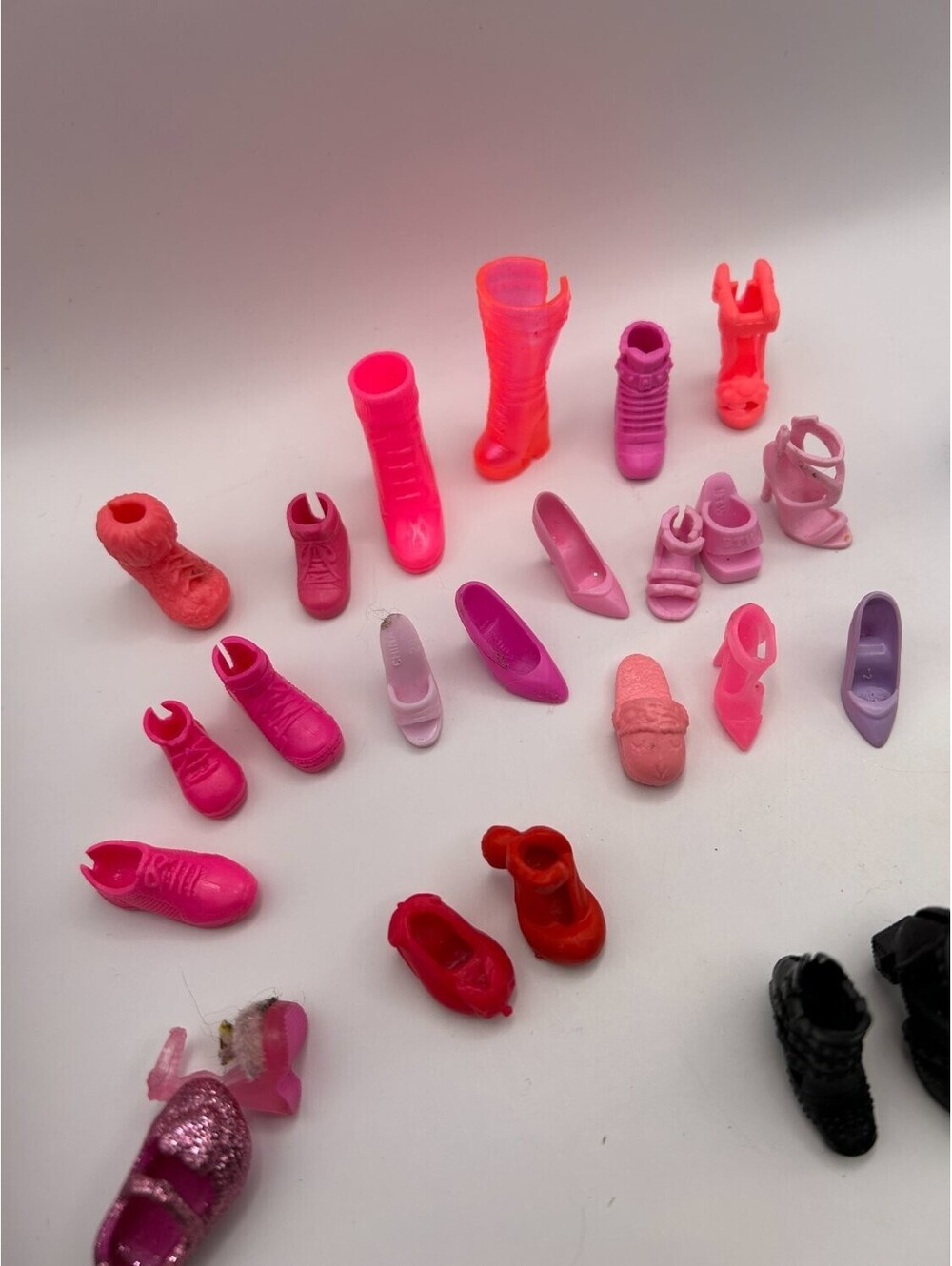 Mattel Barbie Fashion Shoes Lot Singles Replacement Mismatch Multicolor 11.5in